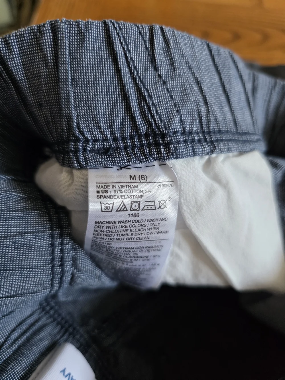 Old Navy Boys Chambray Pull-On Shorts in Blue